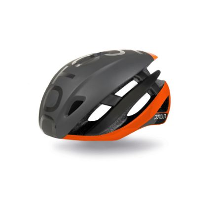 Afbeeldingen van Dotout helm Kabrio HT Aero Shiny Orange-Matt Grey / 59-62