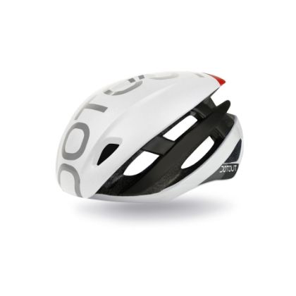 Afbeeldingen van Dotout helm Kabrio HT Aero Shiny White-Matt White / 54-58