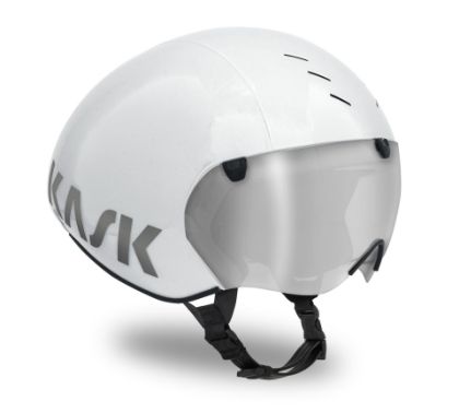 Afbeeldingen van Kask helm Bambino Pro incl. visière transparent Silver / 55-58