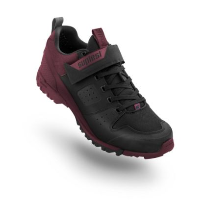 Image de paire de chaussures Suplest Sport Offroad Black-Red Plum / 39