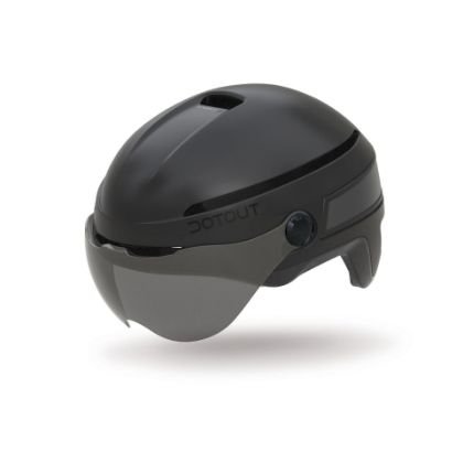 Afbeeldingen van Dotout helm Levante Matt Black/ Shiny Black