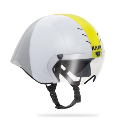 Image de casque Kask Mistral incl. visière transparent White-Silver / 55-58