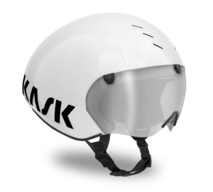 Afbeeldingen van Kask helm Bambino Pro incl. visière transparent White / 59-62