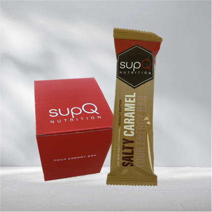 Afbeeldingen van SupQ doos energierepen Oat (20x) Salty Caramel Peanut Butter