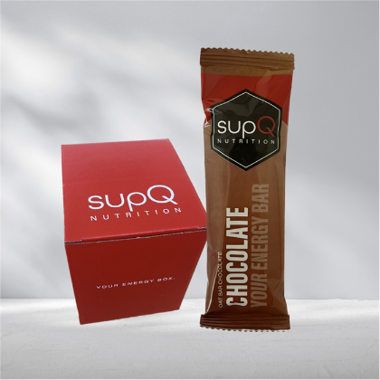 Afbeeldingen van SupQ doos energierepen Oat&Fruit+ Green Tea (20x) Chocolate