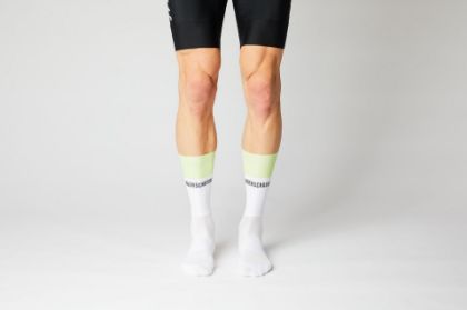 Afbeeldingen van paar Fingerscrossed sokken Aero Block White-Neon / 35-38