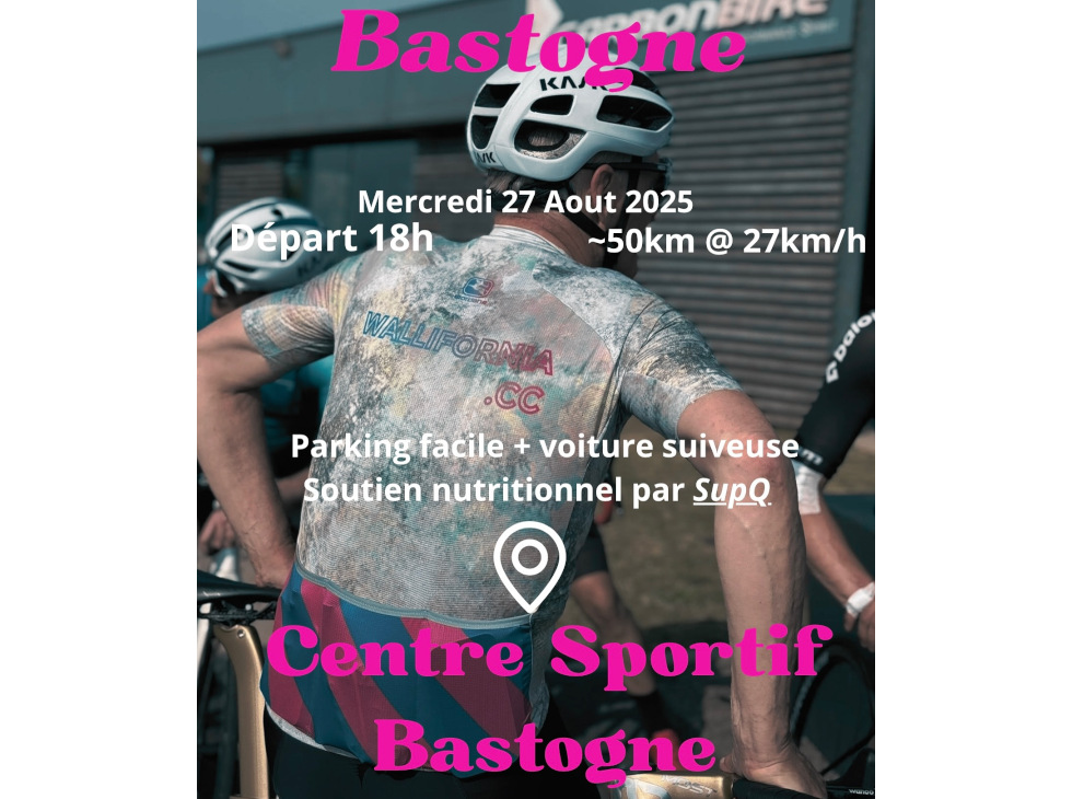 Nieuwsafbeelding 🚴‍♂️ Wallifornia.cc Social Ride – Bastogne 🚴‍♀️
