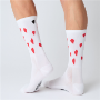 Afbeeldingen van paar Fingerscrossed sokken Classic Trip Red Hearts White / 39-42